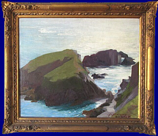 Painting by Kristján Magnússon